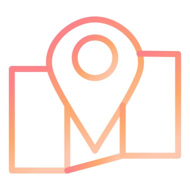 PIN vektör çizim Haritası