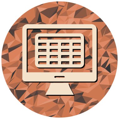 seo modern simgesinin vektör illüstrasyonu