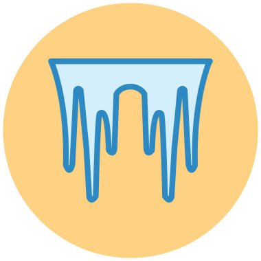 Bir boya simgesinin vektör illüstrasyonu