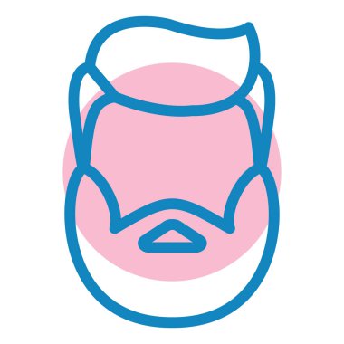 man simgesi vektör illüstrasyonu