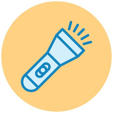 el feneri. Web simgesi basit illüstrasyon