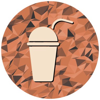 Bavul. Web simgesi basit illüstrasyon