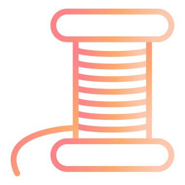 İplik. Web simgesi basit illüstrasyon