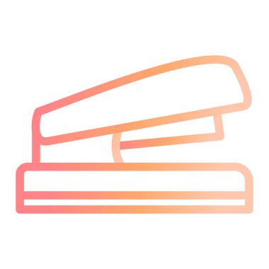 Stapler modern simge vektör illüstrasyonu