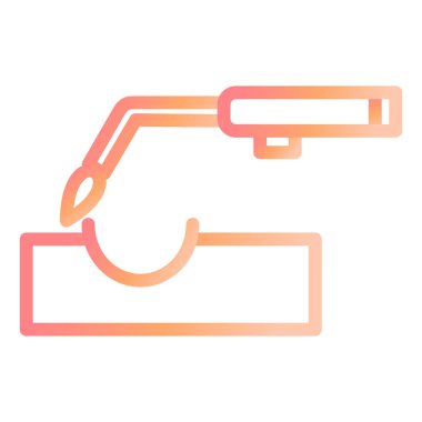 Kaynak. Web simgesi vektör illüstrasyonu