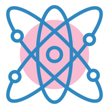 atom. Web simgesi basit tasarım