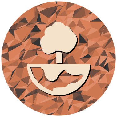 Bir gezegenin vektör çizimi 