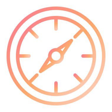 Pusula. Web simgesi vektör illüstrasyonu 