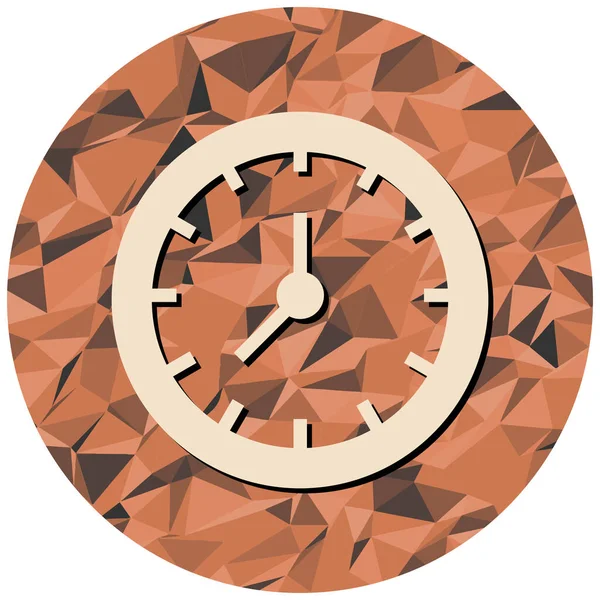 Saat simgesi. vektör illüstrasyonu