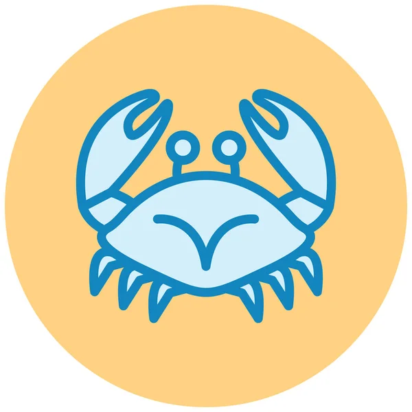 螃蟹Web图标简单说明 — 图库矢量图片
