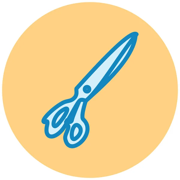 Scissors Web Icon Simple Design — Stock Vector