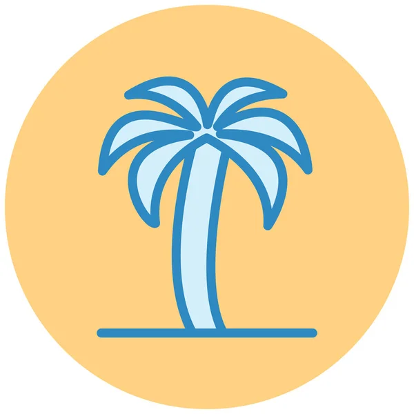 Palmera Diseño Simple — Archivo Imágenes Vectoriales