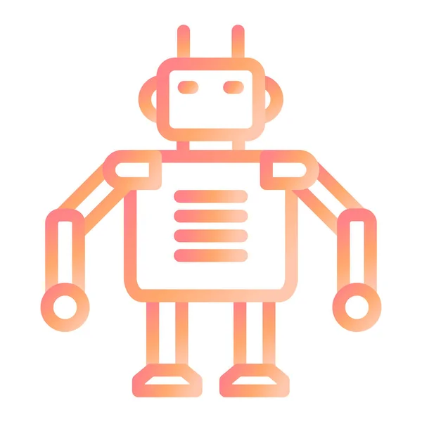 Robot Modern Icon Vector Illustration — ストックベクタ