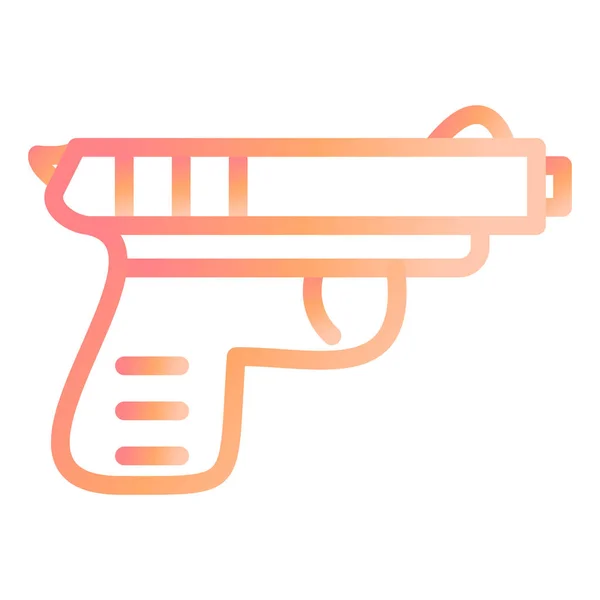 銃撃だWebアイコンシンプルなイラスト — ストックベクタ