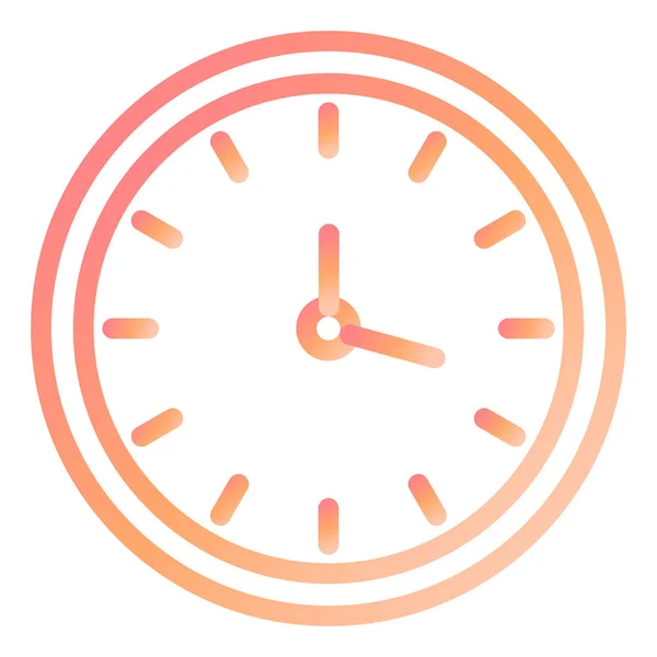 Relógio Ícone Moderno Vetor Ilustração —  Vetores de Stock