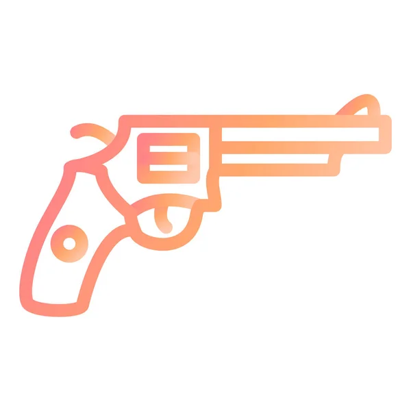 Vektor Illustration Pistol Ikon — Stock vektor