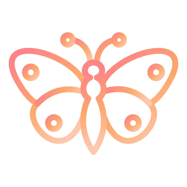 Butterfly Icon Vector Illustration — Stock Vector