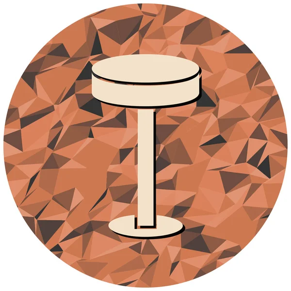 Bir cam lamba simgesinin vektör çizimi