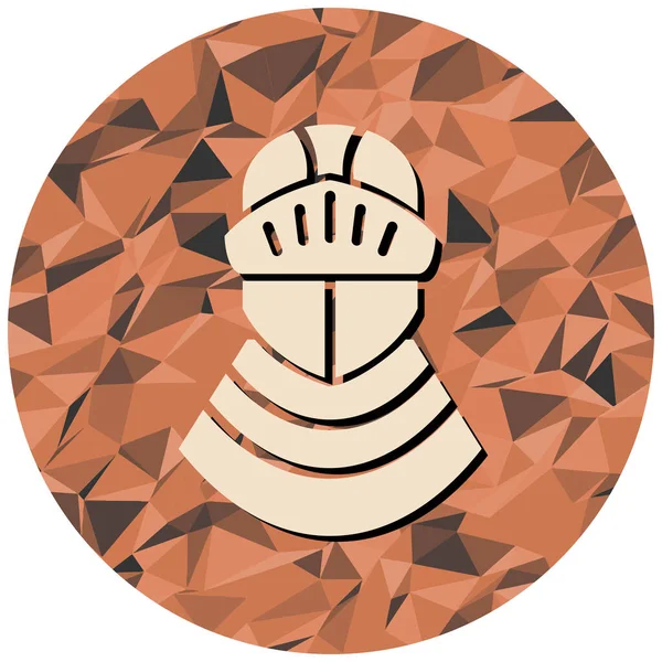 Şövalye miğferinin vektör çizimi