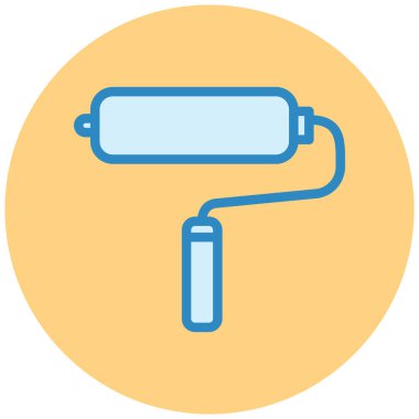 Boya silindiri. Basit resimleme