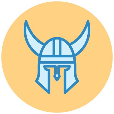 viking. Web simgesi basit illüstrasyon