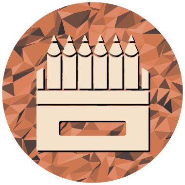 Kalemlerin vektör illüstrasyonu 