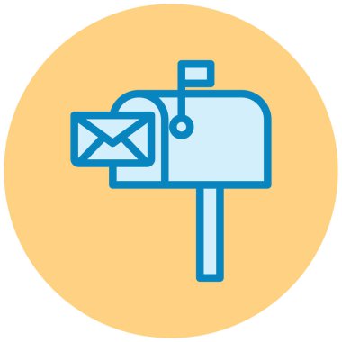 E- posta simgesi vektör illüstrasyonu