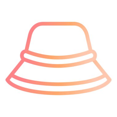 Şapka. Web simgesi basit illüstrasyon