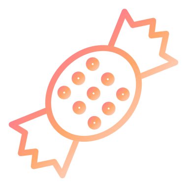 - Şeker. Web simgesi basit illüstrasyon