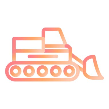 Kar kamyonu. Web simgesi basit illüstrasyon 