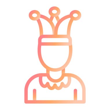 Adamım. Web simgesi basit illüstrasyon