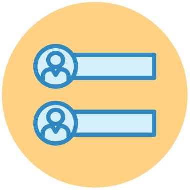 kullanıcı. Web simgesi basit illüstrasyon