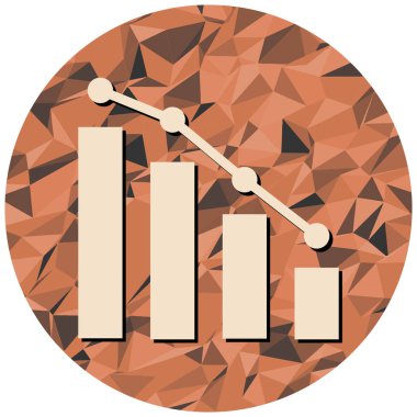 grafik simgesinin vektör illüstrasyonu