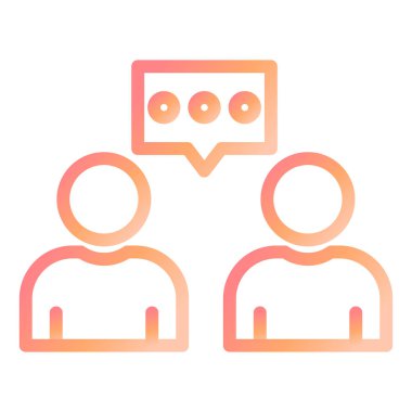 İletişim modern simge vektör illüstrasyonu 