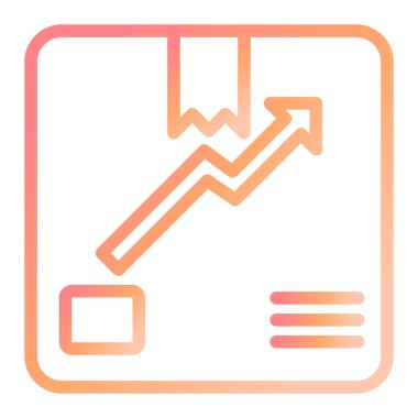 Moda Ürünü Modern ikon vektör illüstrasyonu