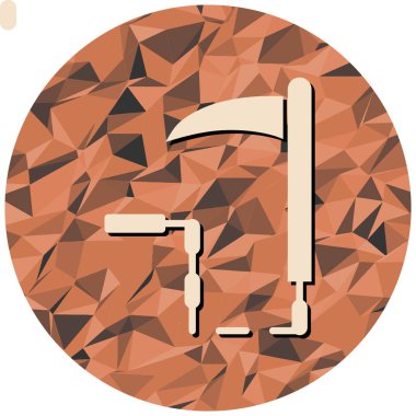 şirin çizgi film simgesinin vektör illüstrasyonu