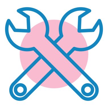 İngiliz anahtarı ve tornavida. Basit tasarım