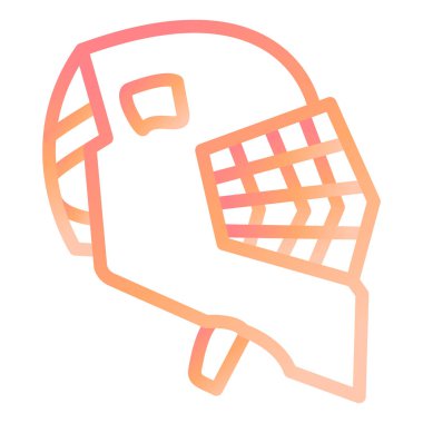 Hokey Miğferi Modern ikon vektör çizimi 