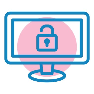 Güvenlik sistemi. Basit resimleme