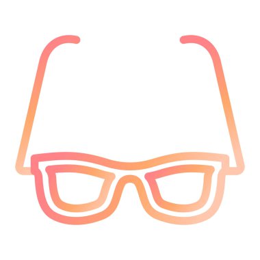 güneş gözlüğü ikonu vektör illüstrasyonu 