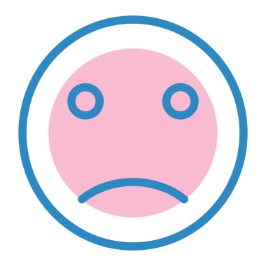 Yüz ifadesi vektör illüstrasyonu