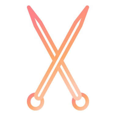 Örgü Şırıngalarının vektör çizimi