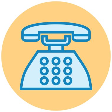 telefon düz vektör simgesi