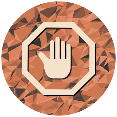 el simgesi vektör illüstrasyonu