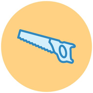 Gördüm. Web simgesi basit illüstrasyon