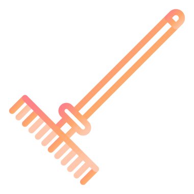 Tırmık. Web simgesi basit illüstrasyon 