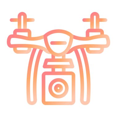 İHA simgesi vektör illüstrasyonu