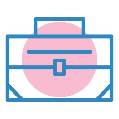 Çanta. Web simgesi basit tasarım