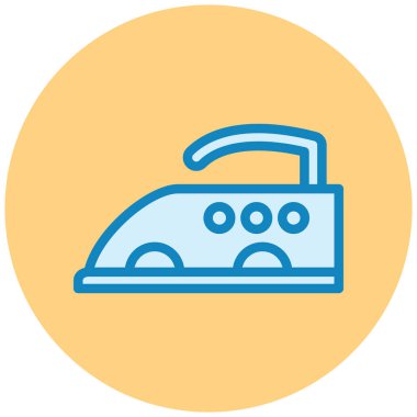 Demir gibi. Web simgesi basit tasarım