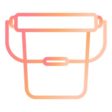 Modern kova simgesinin vektör çizimi